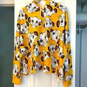Disneys Lion King Simba Sweatshirt with hoodie